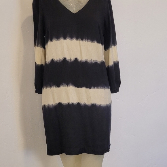 Anthro floral stripe tie dye dress - Picture 6 of 12